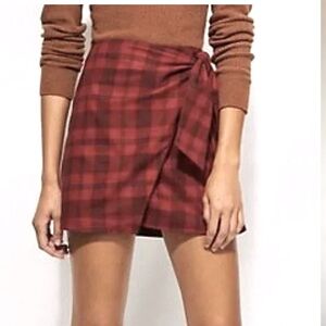 Wilfred dorine plaid skirt